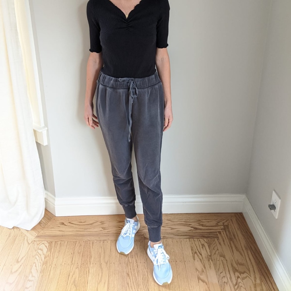 Current Elliot grey washed sweat pants